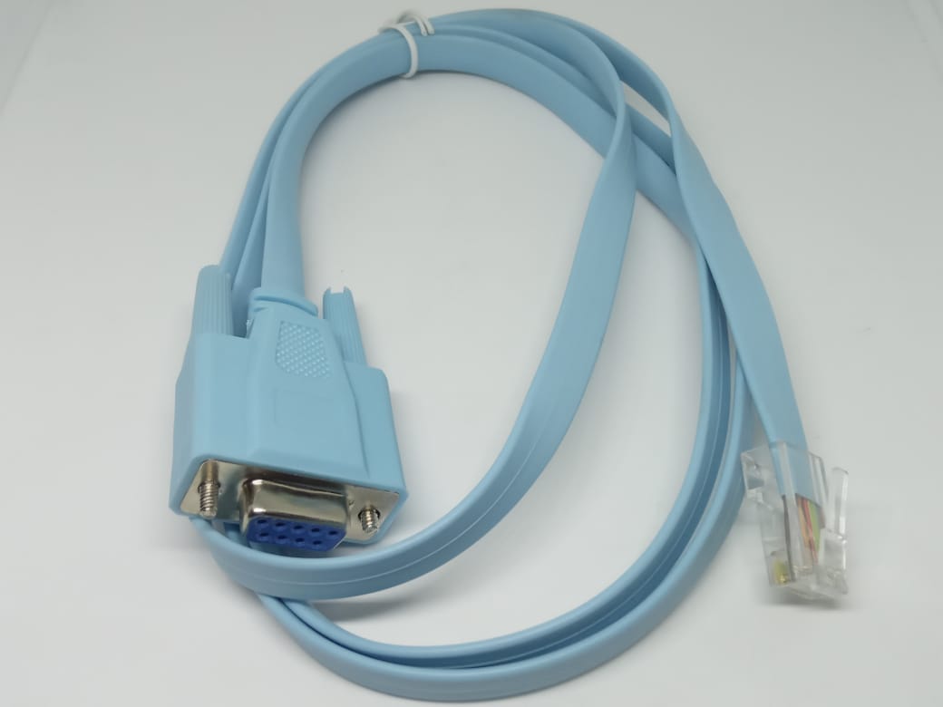 Cable Db9 Hembra a Rj45 Macho 1.5 metros para Consola Cisco