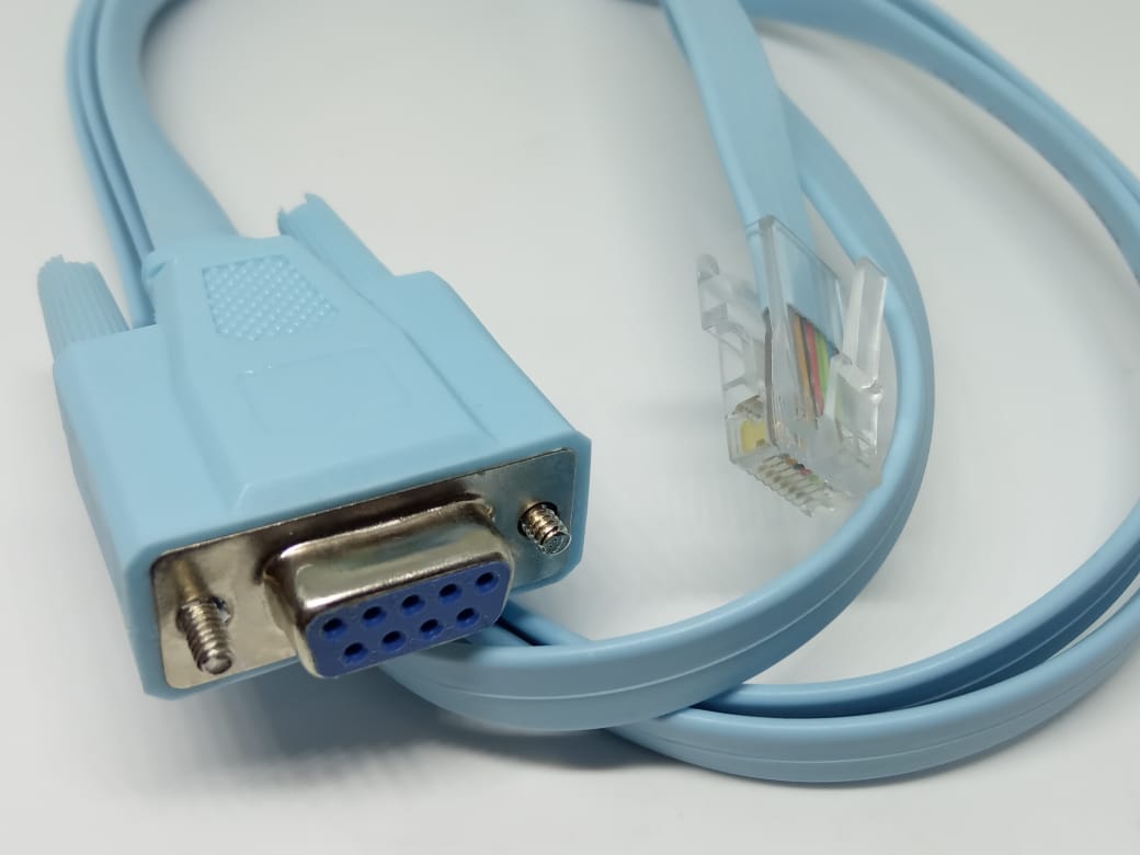 Cable Db9 Hembra a Rj45 Macho 1.5 metros para Consola Cisco