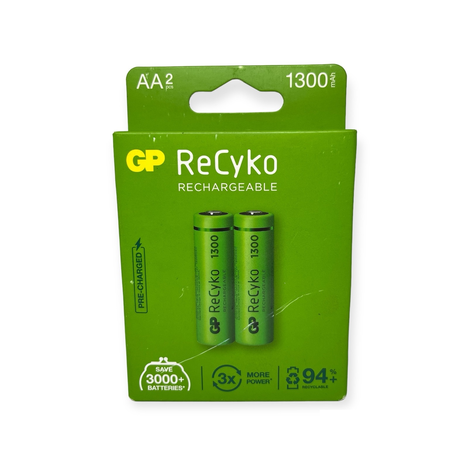 Pila Recargable AA 1300 MAh GP ReCyko