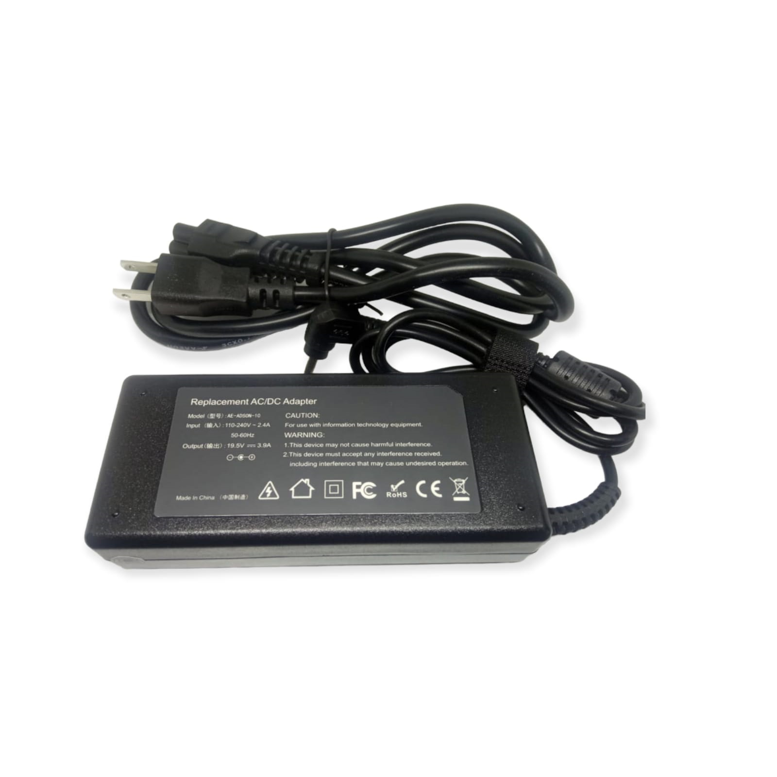 VulTech Alimentatore Per Notebook Sony, 80W, 19.5V, 4.1A, Connettore 6.0x4.4 Mm, Nero, Certificato CE