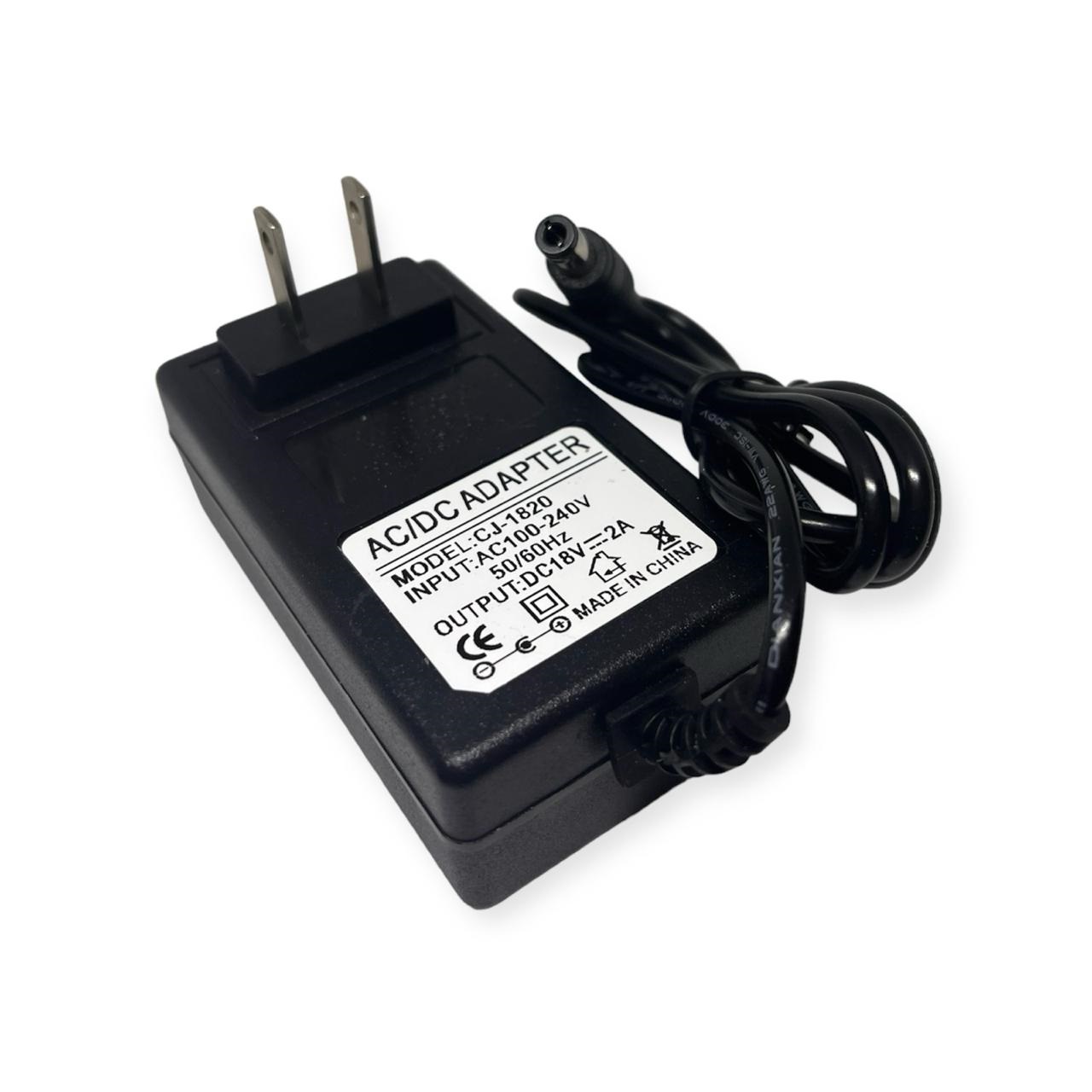 Adaptador Ac/Dc de Poder Fijo 18 Voltios 2 Amperios