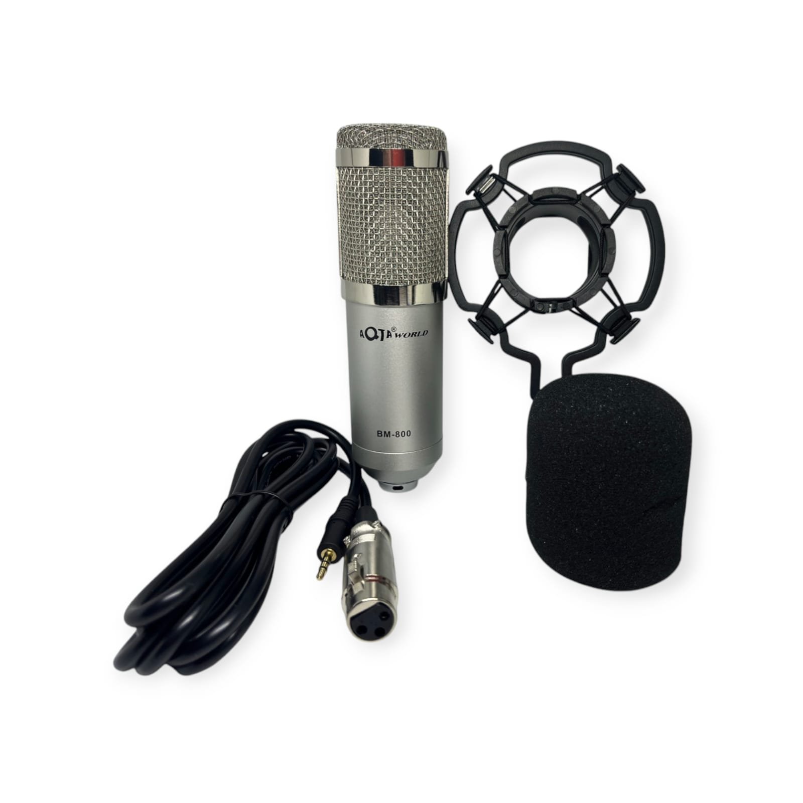 Microfono Podcast Micrófono Condensador para Podcast y Vídeos